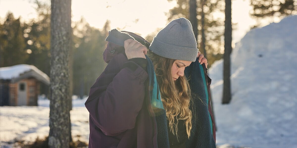 Woman wearing pro change evo